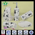 Accesorios femeninos de cerámica para baño